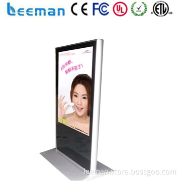 floor stand advertising kiosk Leeman P2 SMD indoor advertising lcd wall player